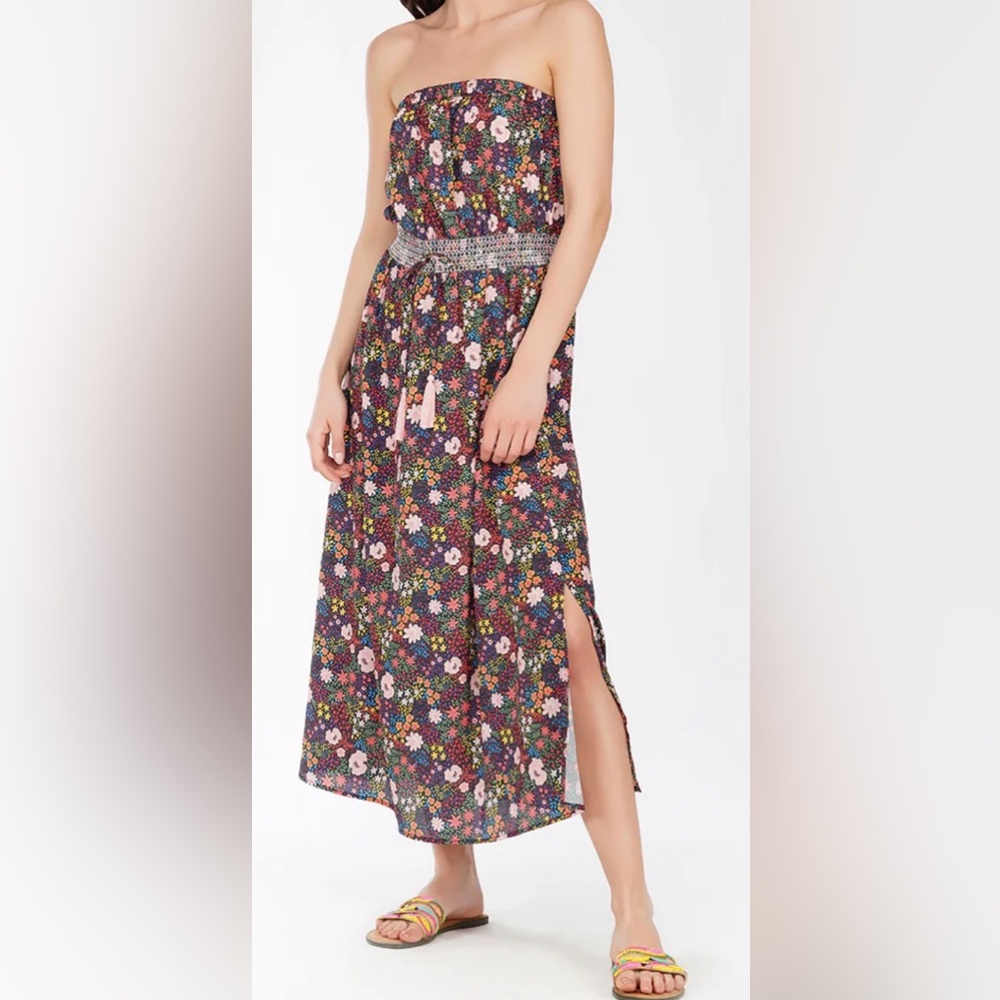 America & Beyond Ditsy Floral Fiesta Maxi Dress